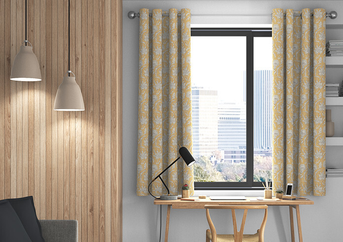 Carlina, Ochre - Made to Measure Curtains - Image 3